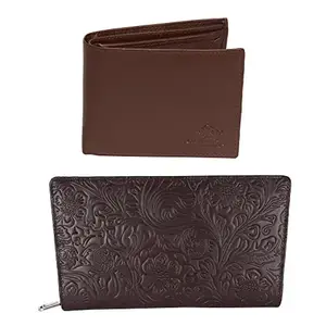 Leather Junction Faux Leather Brown Men's Wallet Ladies Wallet (200040133740)