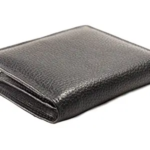 iMEX Men's Black Genuine Leather Wallet