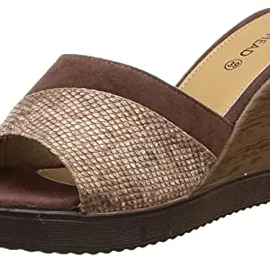 Sole Head Women'S 240 Brown Fashion Sandals-6 Uk (39 Eu) (240Brown39)(Brown_Faux Leather)