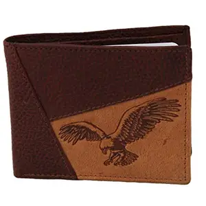 Pocket Bazar Men's Leather Casual Regular Purse Wallet (Tan 2)