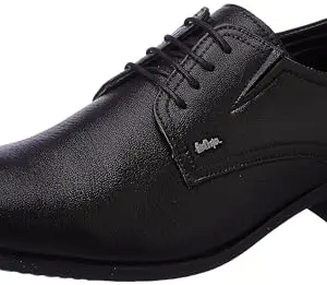 Lee Cooper LC2157B3R Men's Leather Derby Formal Shoes | Lightweight, Comfortable & Stylish Lace-Ups for Office, Business 43EU_9UK Brown