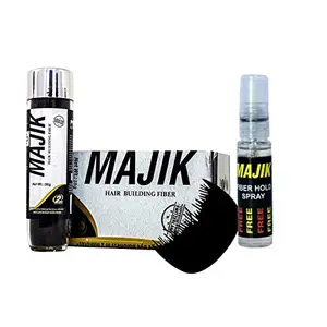Majik Human Hair Fiber Conceals For Hair Loss| Thinning Hair| Bald Spots for Men and Women, 36 Gram, Blond (Free Fiber Hold Spray)
