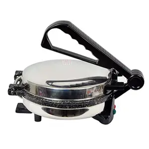 PADMINI Multipurpose Automatic Roti Maker Electric/Marble (Spatter) Nonstick Coating roti Maker Machine with 900 Watts for Making Roti/Chapati/Parathas/KhaKhra - Stainless Steel