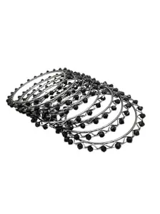 Stylish Glass Crystal Star Bangles for Women & Girls – Party & Ethnic Wear (2.6)