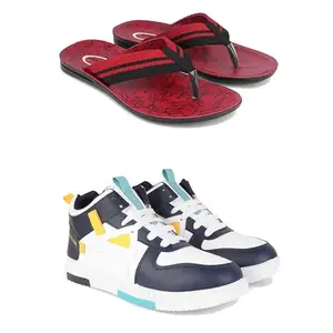 Men's Stylish Casual Shoes | Comfortable & Trendy Daily WearPremium Casual Shoes for MenGR-SPO-(2-Combo)-3129-1074-8 Multicolor