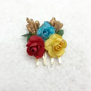 Small Mini Comb Yellow/Green/Sky Blue/Gold | Fresh & Graceful