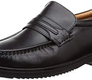 Bata Men's Sharook Black Leather Formal Shoes - 8 UK/India (42 EU)(8546710)