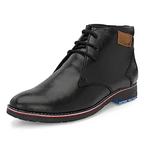 Centrino Men's 6421 Black Shoes-6 Kids UK (6421-1)
