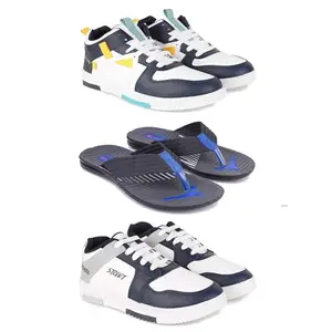 Men's Sports Shoes | Lightweight Stylish & Easy to Wear for Men'sGR-(3-Combo)-1074-3132-1075-6 Multicolor