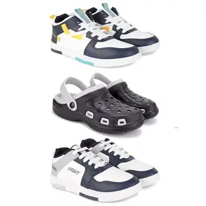 DRACKFOOT Men's Sports Shoes | Lightweight Stylish & Easy to Wear for Men'sGRT-(3-Combo)-1074-3018-1075-6 Multicolor