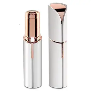 RRT enterprise Women's Portable Safe Painless Electric Eyebrow Trimmer, Hair Remover For Eyebrow, Face, Lips, Nose with Light for Women