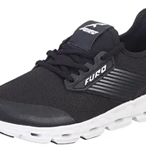 FURO Black/Dk-Gry Running Shoes for Men R1022 7832