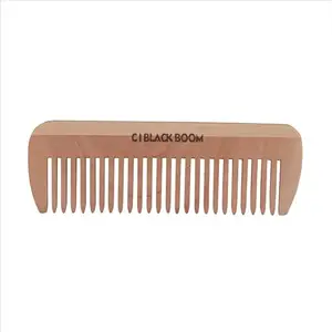 C I Black Boom Neem Wooden Hair Comb Healthy Haircare For Men & Women | Pack Of 4 - Co5