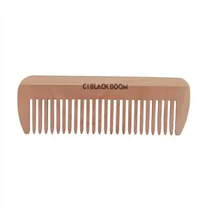 C I Black Boom Neem Wooden Hair Comb Healthy Haircare For Men & Women | Pack Of 3 - Co5