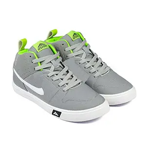 ASIAN Men's Skypy-31 Grey Green Denim Walking Shoes (UK-8)