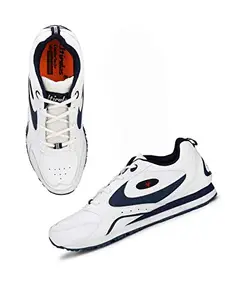 Hirolas Men's White Multi Sports Joggers Shoes - 8 UK