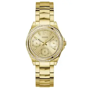 GUESS Ritzy Champagne Round Dial Analog Women's Watch - GW0685L2