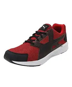 Puma Unisex Puma Black-Ribbon Red Running Shoes-8UK (4059506427299)