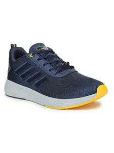 ABROS Mens Prime Pro ASSG1112A Sports Shoes Navy/Mustard_10UK