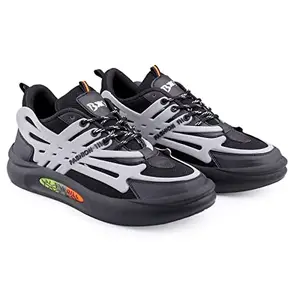 BXXY Men's New Grey Casual Sports and Running Lace-Up Shoes.- 11 UK