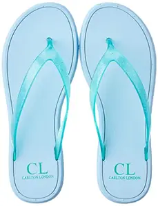 Carlton London Women Blue Slipper(8 UK)