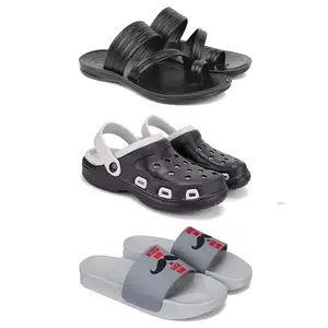 DRACKFOOT Men's Sandals | Lightweight Wear| Stylish & Easy to Wear For Men'S GRT-SAN-(COMBO-3)-3152-3018-1590-10