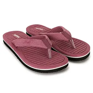 Mayra Creations Daily Use Flat Embossing Flip Flops Slipper With Lightweight & EVA Sole Indoor & Outdoor Slippers For Women's & Girl's (Onion5)