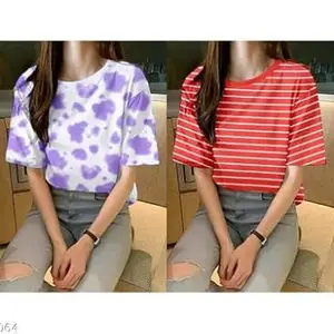Trendy Women’s T-Shirt – Soft, Stylish, and Comfortable Tee for Everyday Fashion and Casual Wear Design No SH-P3158-XL