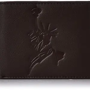 Justrack Men Brown Color Genuine Leather Wallet (LWM00208-JT_5)