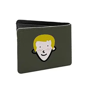 styleme Canvas Wallet for Man,Boys 6 Card Holder Wallet Dsigner Multicolor Genuine Leather Wallet ( wn 199