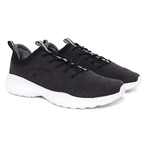 ANTA Mens 81837711-1 Black Charcoal Gray White Running Shoe - 7 UK (81837711-1)