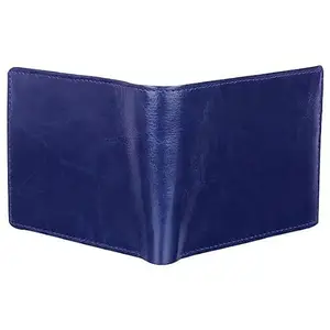 Navisha Fashion Leather Wallet for Men (Blue Leather Wallet)