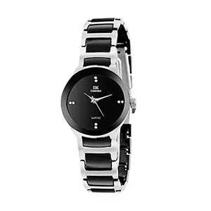 HAPPY-CREATION Casual Analoge Black Dial Women's Stainless Steel Watch- HCN-43