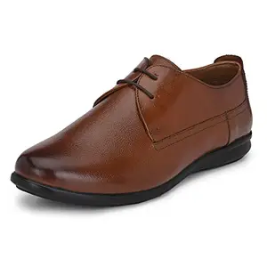 Burwood Men BWD 109 Tan Leather Formal Shoes-9 UK/India (43EU) (BW 111)