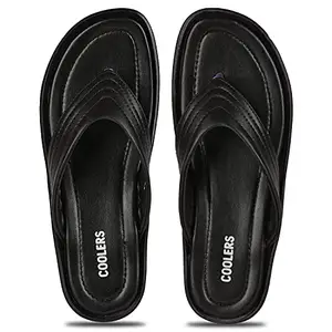 Liberty Men LG-621 BLACK Casual Slipper-6, 6 UK