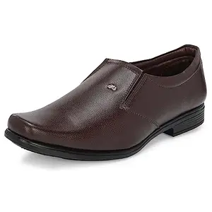 Centrino Formal Shoe for Men | Soft Cushioned Insole for All-Day Comfort | Stylish & Elegant Design | Perfect for Office, Business Casual & Formal Attire 6442-2_Brown_6
