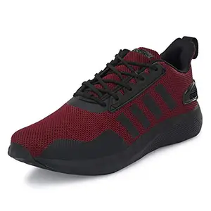 Bourge Men's Loire-Z117 Maroon and Black Running Shoes-6 (Loire-401-06)