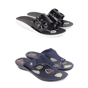 Women's Comfortable Sandal,Casual Lightweight Sandal for Everyday Wear | TP-(COMBO-2-)-1989-1973-6