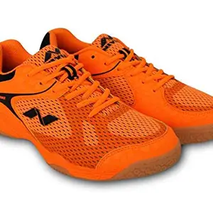 Nivia Powerstrike Badminton Shoe (Orange, 12)