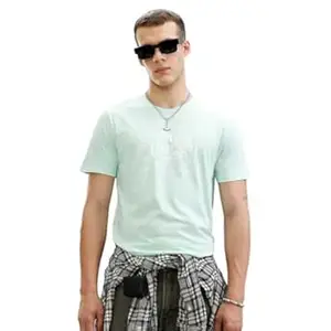 WROGN Men's 180 GSM Pure Cotton T-Shirt | Front Graphic Print | Slim Fit
