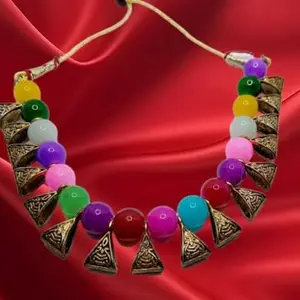 Bhagwati jewels art | oxidized Necklace for women 8042