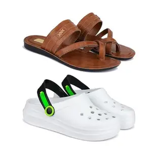 Bersache Lightweight Stylish Sandals For MenCombo(PR)-1992-1989