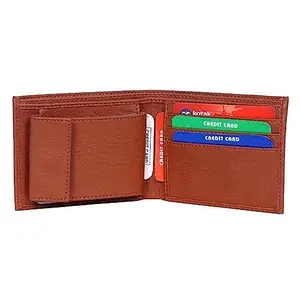 fashmart Men Branded Stylish Artificial Leather Wallet (2 Compartment, 3 Card Holder, 2 Hidden Pocket with Album Card Holder) (FMC-006)