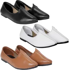 Vitoria Derby Shoes for Men | Shoes for Men with PU Sole | Comfortable & Lightweight |Durable & Trendy Design | Size : 11 | Color : Multicolor,VTR_3001_BlkWhtTan_3J_11