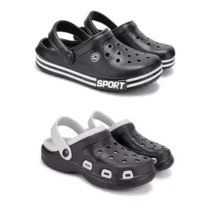 DRACKFOOT Men's Sandals Clogs| Lightweight Wear| Stylish & Easy to Wear For Men'S GRT-SAN-(2-COMBO)-3014-3018-10