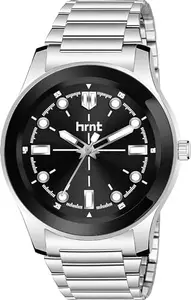 hrnt Brand Stainless Steel Company Chain Watch & Hands-Wrist Watch for Men Analog Watch - for Men BLK-CHN-9217 Black Stainless Steel Water Resistant Branded Chain Watch