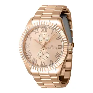 Invicta Specialty Quartz Rose Gold-Toned Dial Analog Watch for - Men 47433