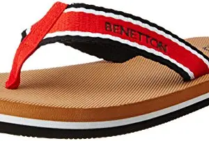 United Colors of Benetton Men's Red Flip-Flops and House Slippers - 7 UK/India (41 EU)
