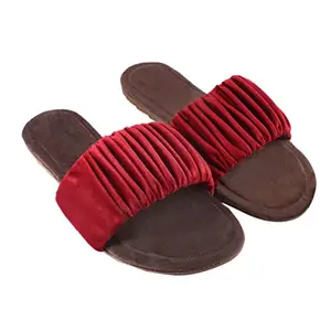 APRATIM Velvet Women'sGirls Stylish Fashion Flat-036 (numeric_7)