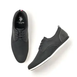 U.S. Polo Assn. Darryl 2.0 Mens Black Casual Shoes Lace Up -(Uk11)(Us12)(2Fd23587Z01)